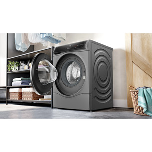 Bosch, Series 8, i-Dos, 10.5 kg/6 kg, depth 62.2 cm, 1400 rpm, grey - Washer-dryer combo