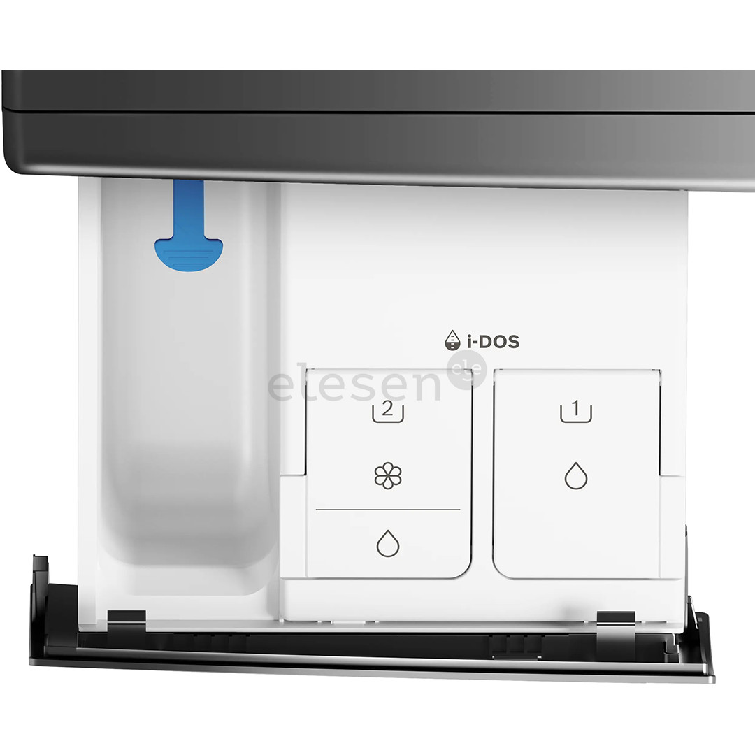 Bosch, Series 8, i-Dos, 10.5 kg/6 kg, depth 62.2 cm, 1400 rpm, grey - Washer-dryer combo