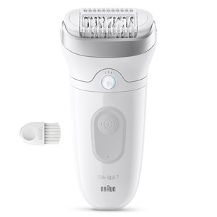 Braun Silk epil 7, Wet & Dry, baltas/pilkas - Epiliatorius SE7000.NEW