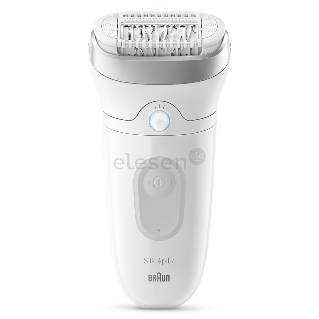 Braun Silk epil 7, Wet & Dry, baltas/pilkas - Epiliatorius