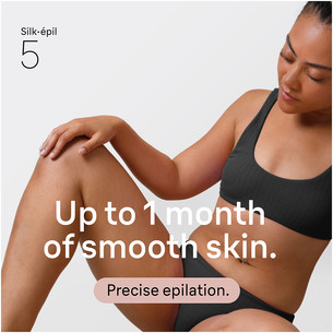 Braun Silk epil 5, Wet & Dry, baltas/rožinis - Epiliatorius