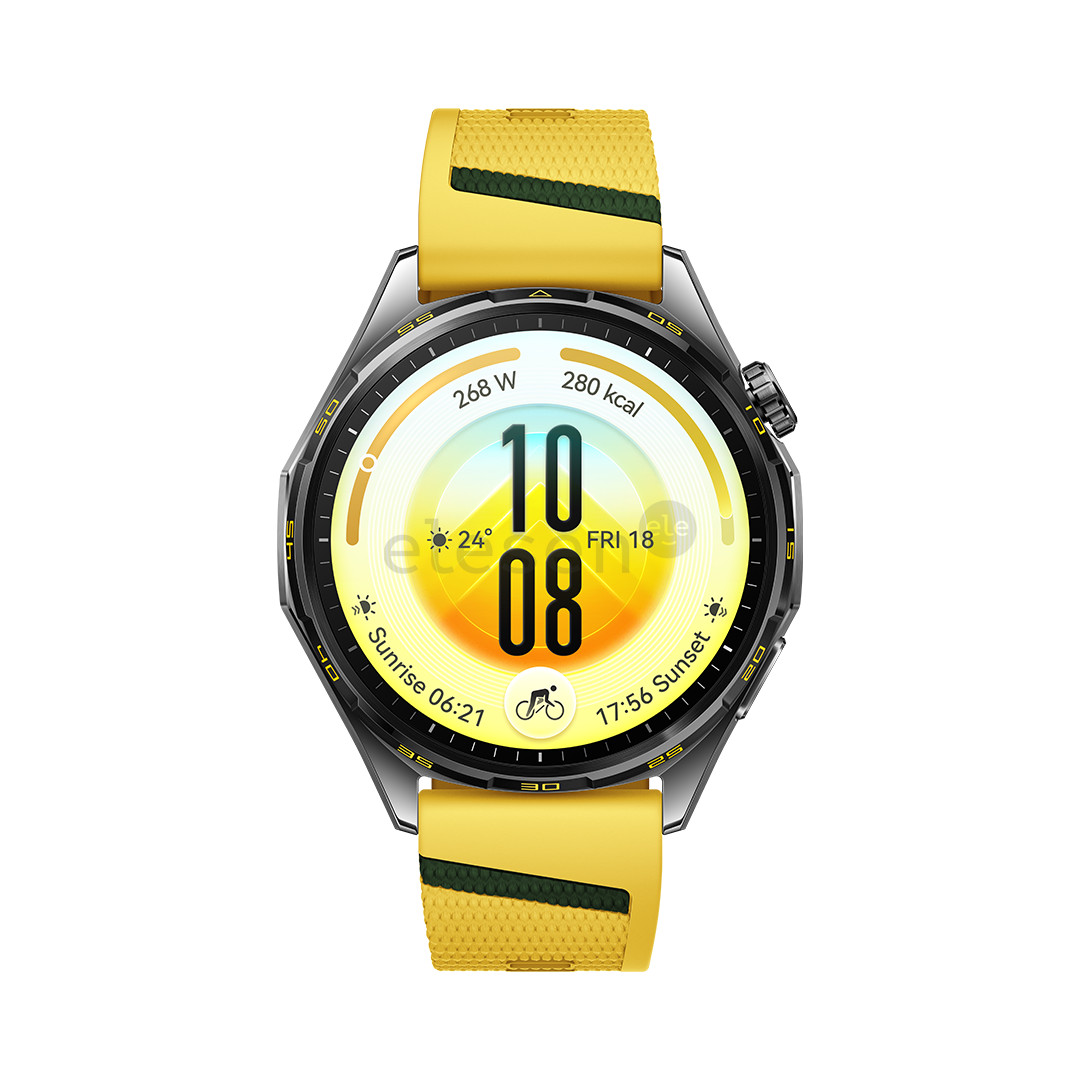 Huawei Watch GT7, 46 mm, nerūdijančio plieno/geltonas - Išmanusis laikrodis