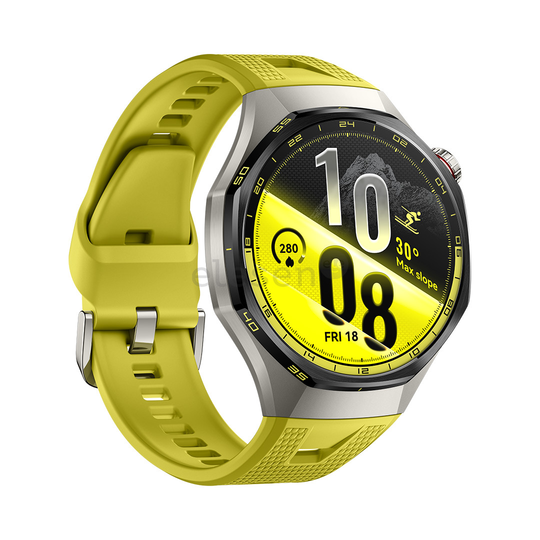 Huawei Watch GT7 Pro, 46 mm, titano/geltonas - Išmanusis laikrodis