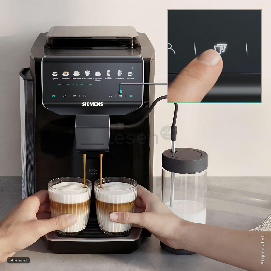 Siemens EQ500 iAroma, juodas - Kavos aparatas