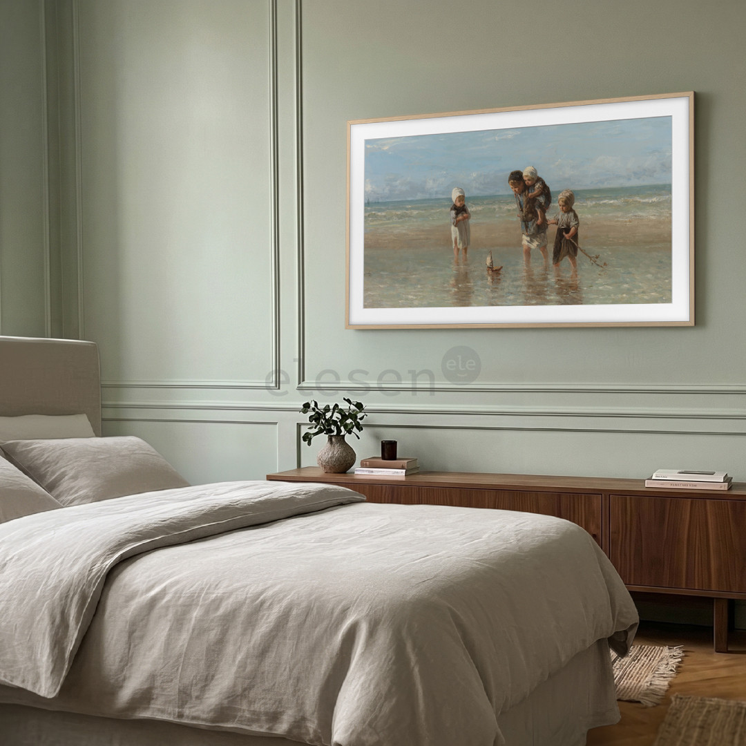 Samsung The Frame Pro, 55'', 4K UHD, Neo QLED Mini LED, juodas - Televizorius