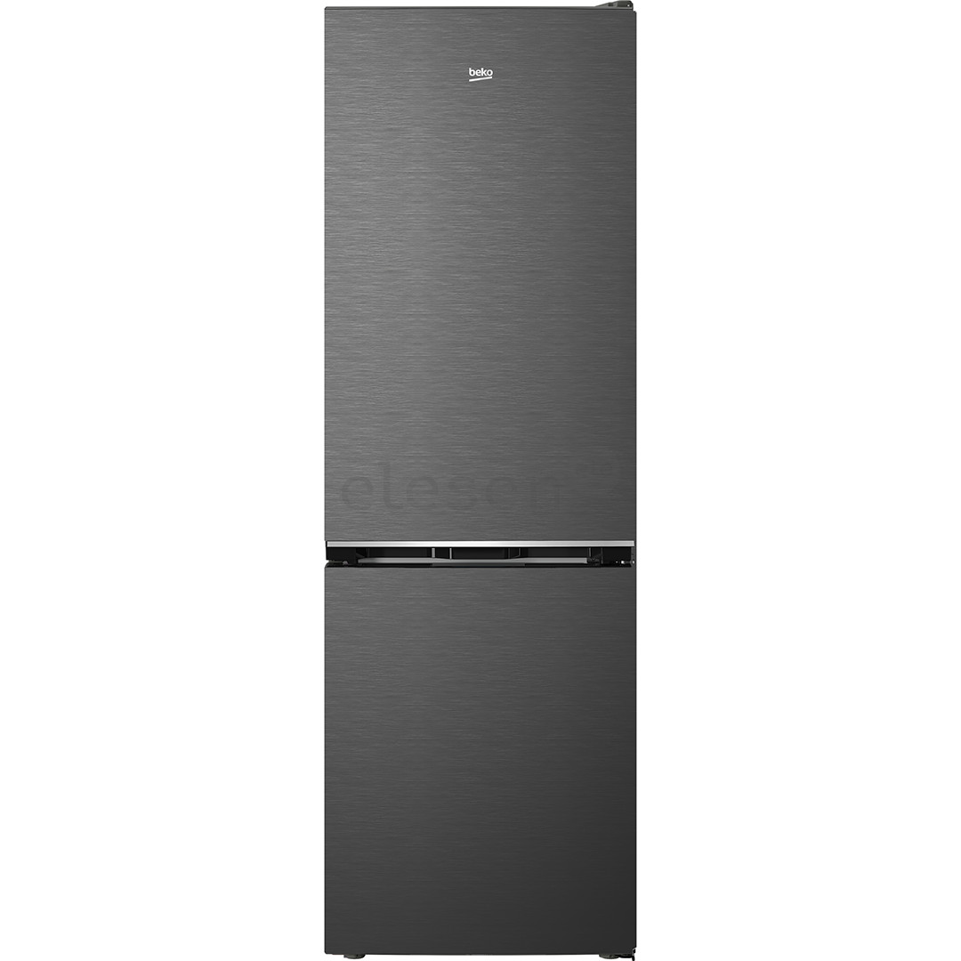 Beko, NoFrost, 370 L, aukštis 187 cm, tamsaus nerūdijančio plieno - Šaldytuvas
