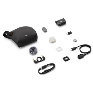 DJI Mic Mini 2S (1 TX + 1 RX), baltas - Belaidis mikrofonas