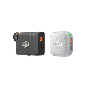 DJI Mic Mini 2S (2 TX + 1 RX + Charging Case), baltas - Belaidis mikrofonas