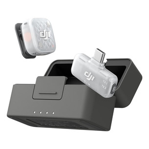 DJI Mic Mini 2S (1 TX + 1 Mobile RX + Charging Case), baltas - Belaidis mikrofonas CP.RN.00000559