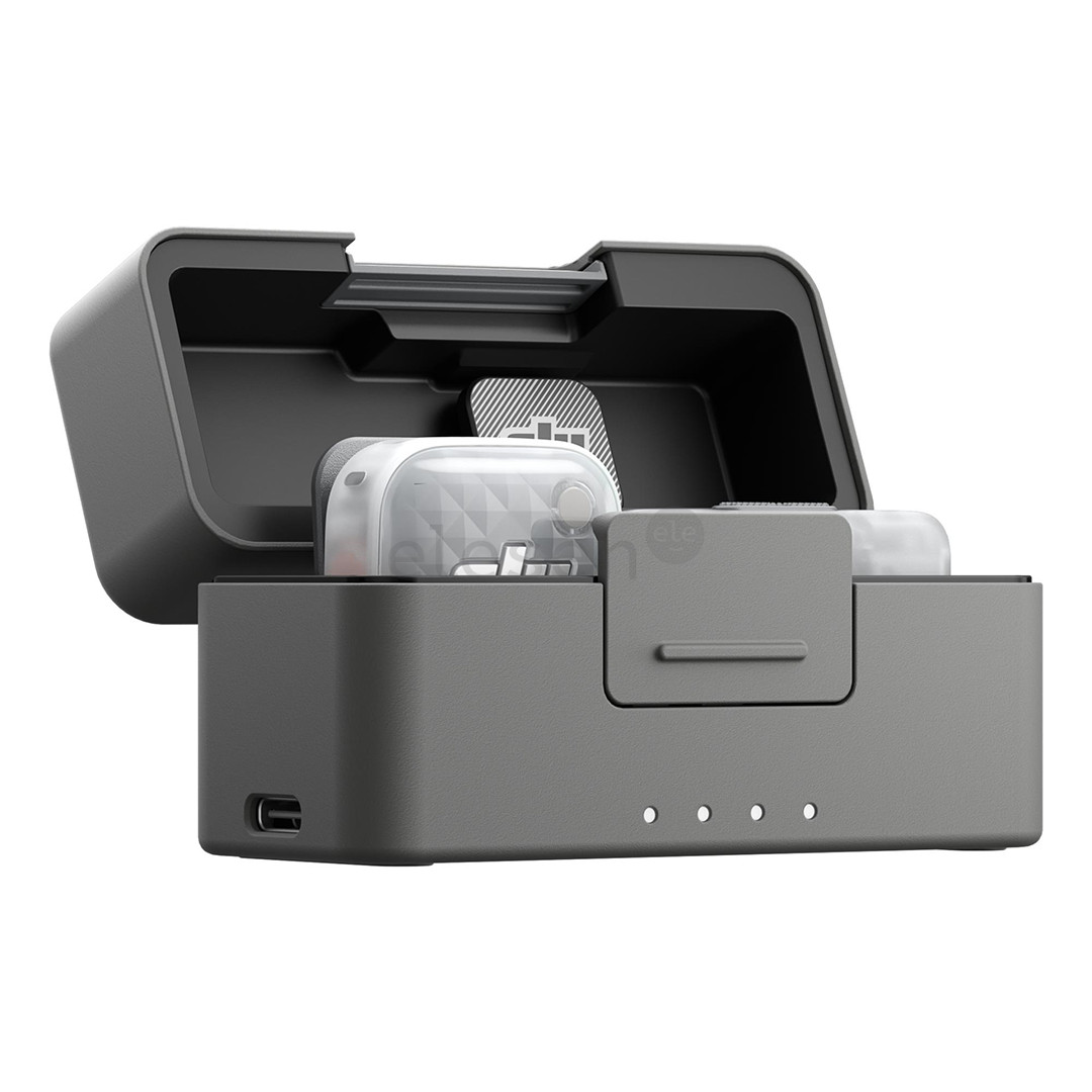 DJI Mic Mini 2S (1 TX + 1 Mobile RX + Charging Case), baltas - Belaidis mikrofonas