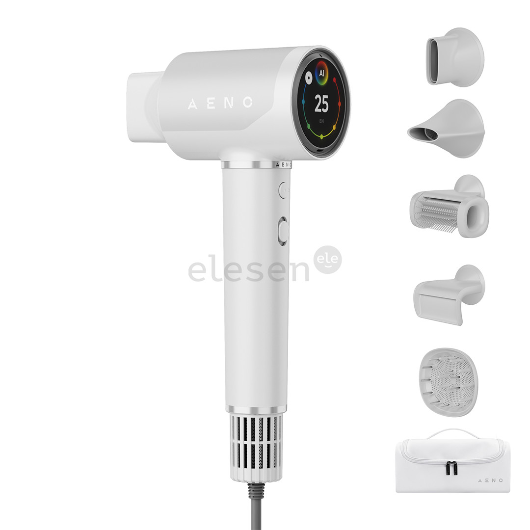 Aeno HD5W AI ProDryer, 1500 W, white - Hair dryer