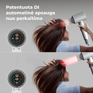 Aeno HD5W AI ProDryer, 1500 W, white - Hair dryer