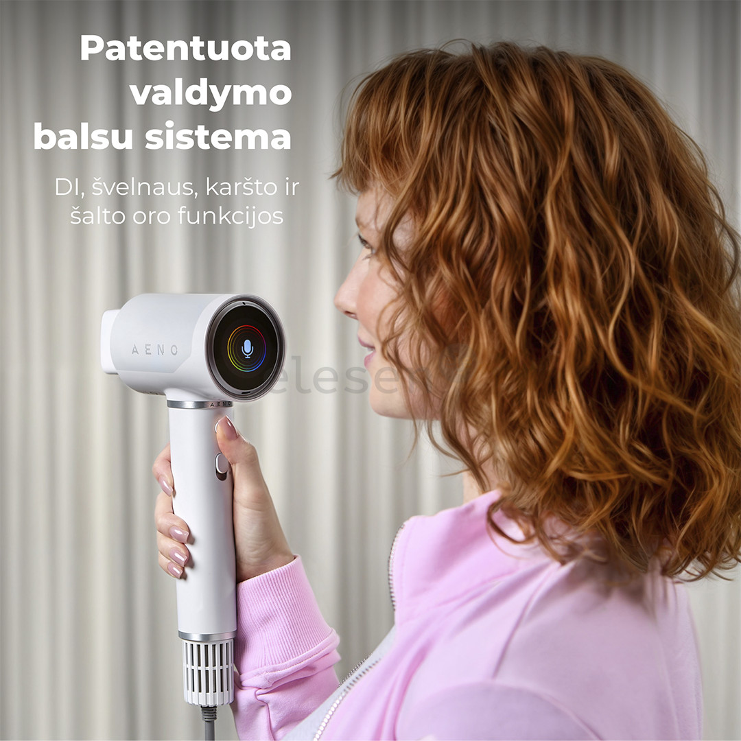 Aeno HD5W AI ProDryer, 1500 W, white - Hair dryer