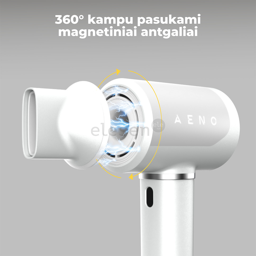 Aeno HD5W AI ProDryer, 1500 W, white - Hair dryer