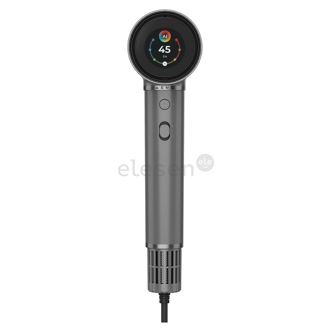 Aeno HD5G AI ProDryer, 1500 W, pilkas - Plaukų džiovintuvas