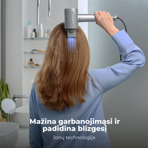 Aeno HD5G AI ProDryer, 1500 W, pilkas - Plaukų džiovintuvas