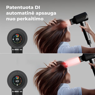 Aeno HD5B AI ProDryer, 1500 W, black - Hair dryer