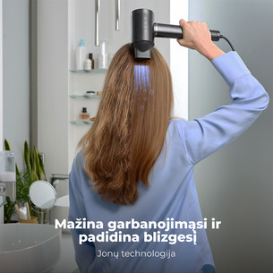 Aeno HD5B AI ProDryer, 1500 W, black - Hair dryer