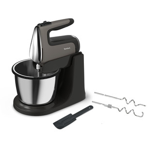 Tefal Powermix Silence, 850 W, tamsiai pilkas - Rankinis plakiklis su dubeniu
