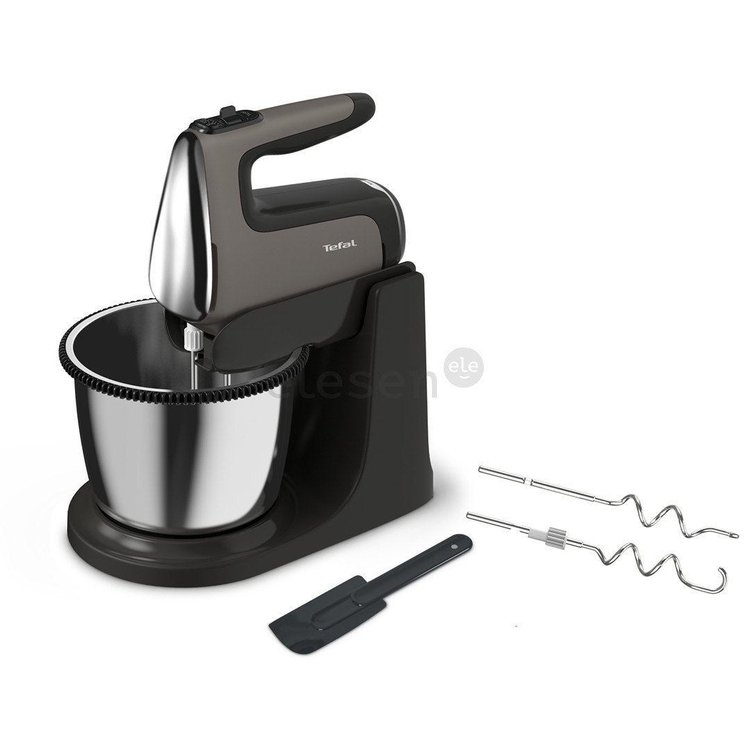 Tefal Powermix Silence, 850 W, tamsiai pilkas - Rankinis plakiklis su dubeniu