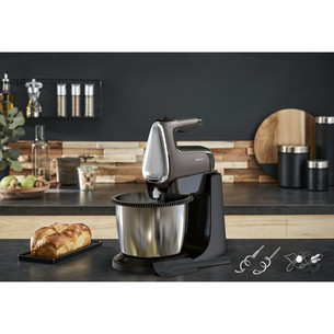 Tefal Powermix Silence, 850 W, tamsiai pilkas - Rankinis plakiklis su dubeniu