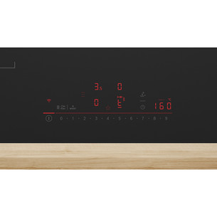 Bosch, Series 6, frameless, width 80.2 cm, black - Built-in induction hob