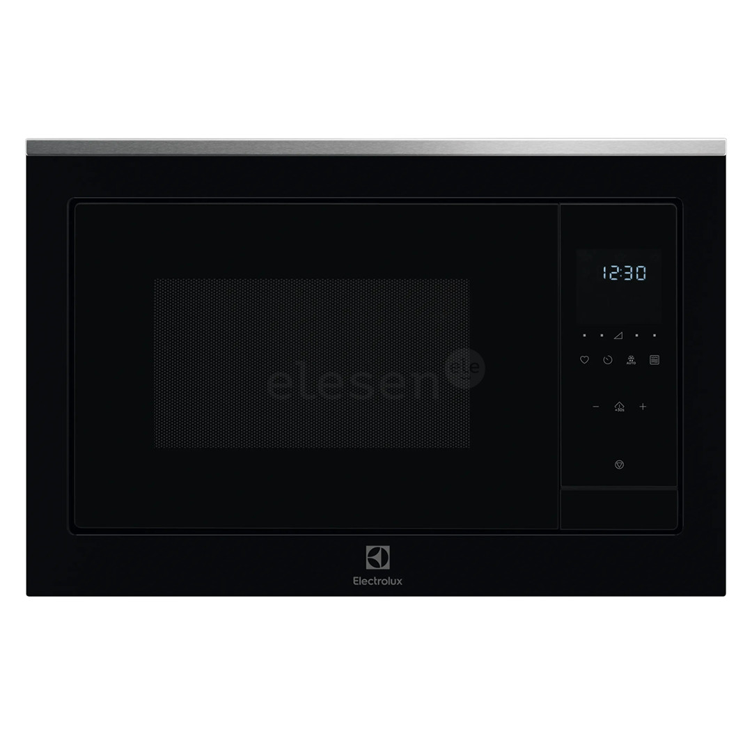 Electrolux 500 series, su grilio funkcija, 23 l, juoda - Įmontuojama mikrobangų krosnelė