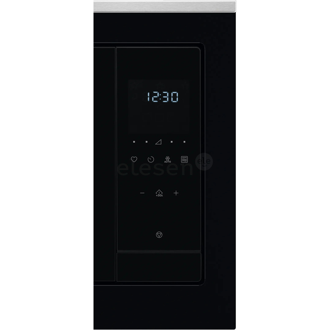 Electrolux 500 series, su grilio funkcija, 23 l, juoda - Įmontuojama mikrobangų krosnelė
