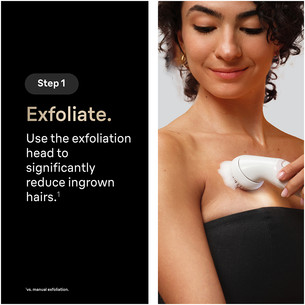 Braun Silk épil 9 Flex SkinSpa, Wet & Dry, baltas - Epiliatorius