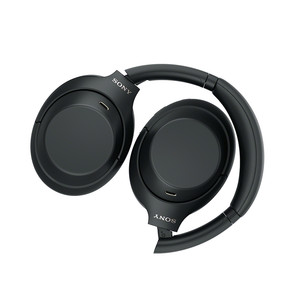 Sony WH-1000XM4C, triukšmo slopinimas, juodos - Belaidės ausinės