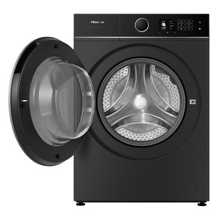 Hisense, 12 kg / 8 kg, depth 59.5 cm, 1400 rpm, black - Washer-Dryer Combo