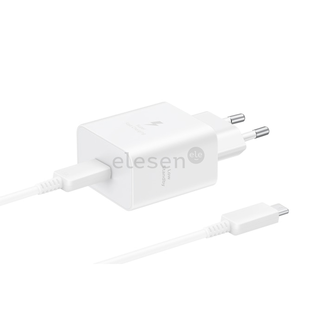 Samsung Fast Charging Adapter, 45 W, USB-C, baltas - Įkroviklis