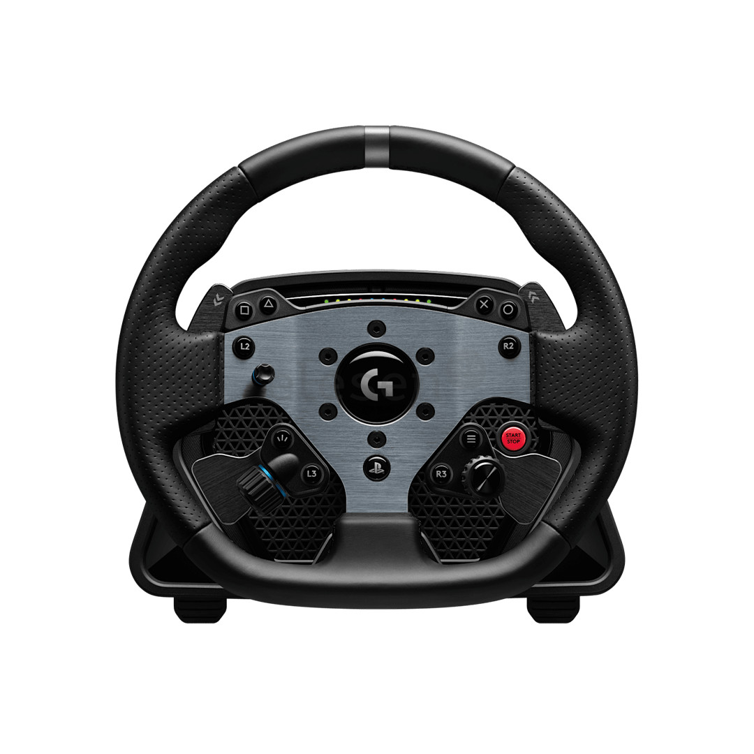 Logitech G Pro Racing Wheel, PC/PlayStation, черный - Комплект с рулем для симулятора