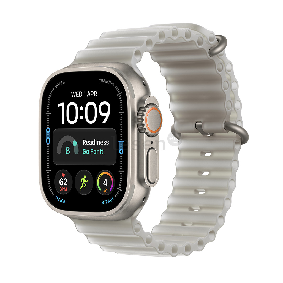 Apple Watch Ultra 4, 49 mm, Ocean Band, natural / translucent gray - Smartwatch