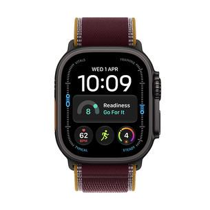 Apple Watch Ultra 4, 49 mm, Trail Loop, S/M, juodo titano / juodas - Išmanusis laikrodis