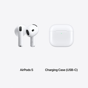 Apple AirPods 5, baltos - Belaidės ausinės