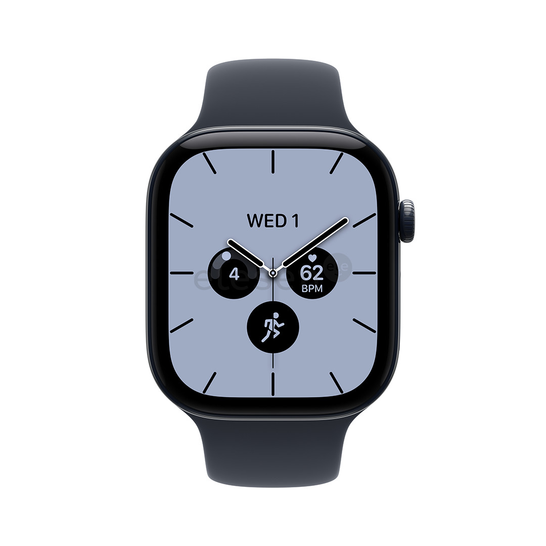 Apple Watch 12, 46 mm, GPS+5G, keramikinis, Sport Band, M/L, tamsiai mėlynas - Išmanusis laikrodis
