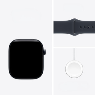 Apple Watch 12, 46 mm, GPS+5G, keramikinis, Sport Band, M/L, tamsiai mėlynas - Išmanusis laikrodis
