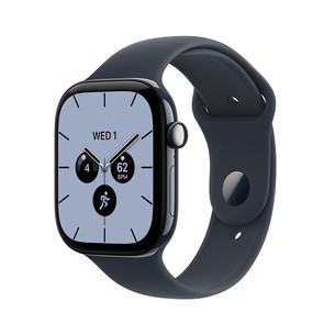 Apple Watch 12, 46 mm, GPS+5G, keramikinis, Sport Band, S/M, tamsiai mėlynas - Išmanusis laikrodis