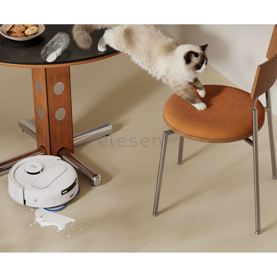 Ecovacs Deebot mini 2, wet & dry, baltas - Dulkių siurblys robotas