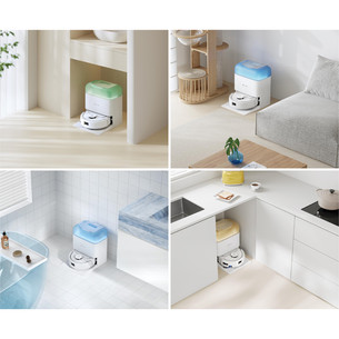 Ecovacs Deebot mini 2, wet & dry, baltas - Dulkių siurblys robotas