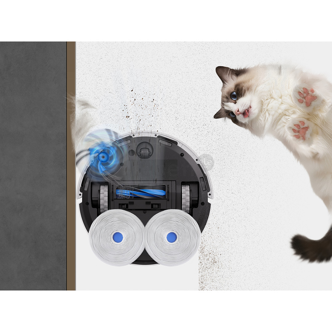 Ecovacs Deebot mini 2, wet & dry, baltas - Dulkių siurblys robotas