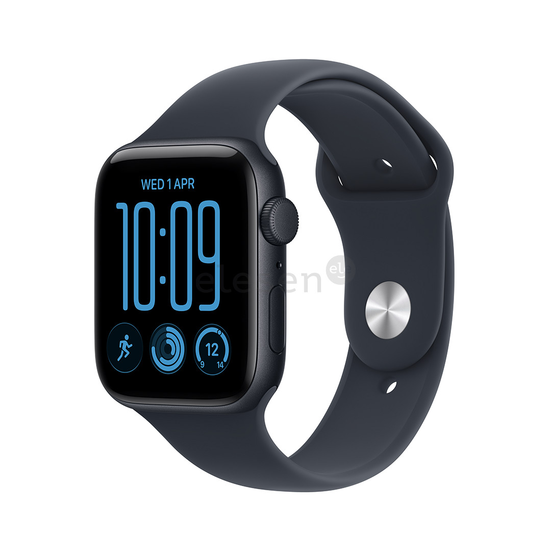 Apple Watch SE 3, 40 mm, GPS, Sport Band, S/M, juodo aliuminio spalvos / tamsiai mėlynas - Išmanusis laikrodis