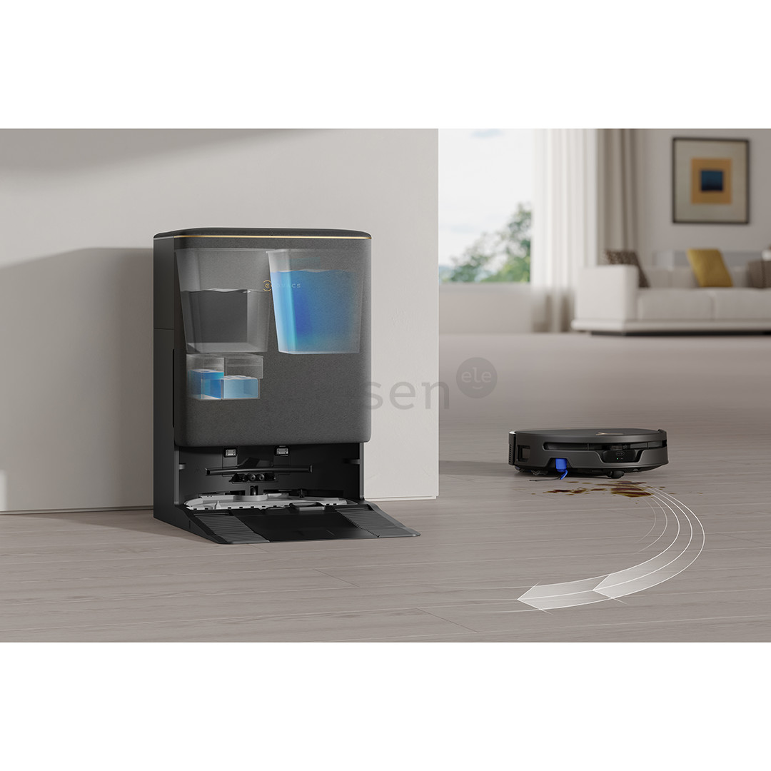 Ecovacs Deebot T90S Pro Omni, wet & dry, juodas - Dulkių siurblys robotas