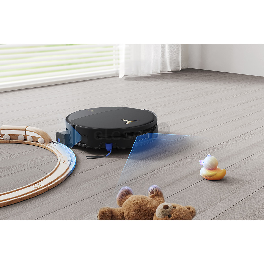 Ecovacs Deebot T90S Pro Omni, wet & dry, juodas - Dulkių siurblys robotas