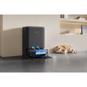 Ecovacs Deebot T90S Pro Omni, wet & dry, juodas - Dulkių siurblys robotas