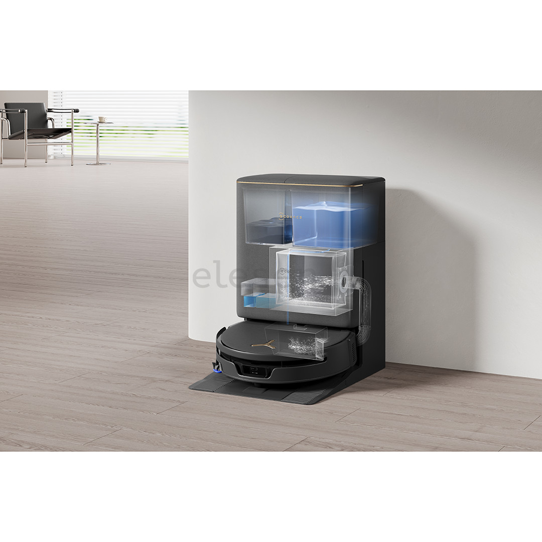 Ecovacs Deebot T90S Pro Omni, wet & dry, juodas - Dulkių siurblys robotas