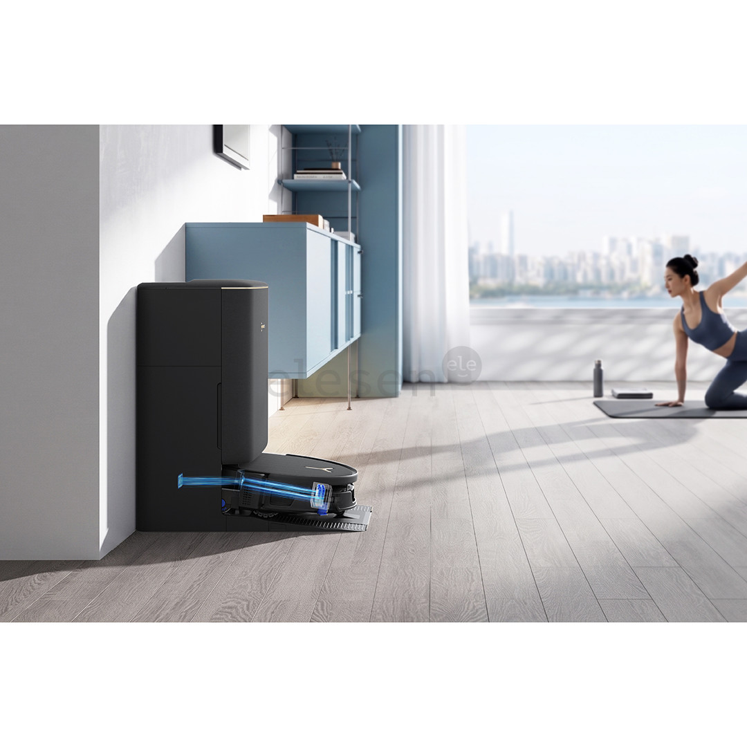 Ecovacs Deebot T90S Pro Omni, wet & dry, juodas - Dulkių siurblys robotas