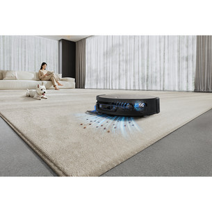 Ecovacs Deebot X12S OmniCyclone, wet & dry, pilkas - Dulkių siurblys robotas