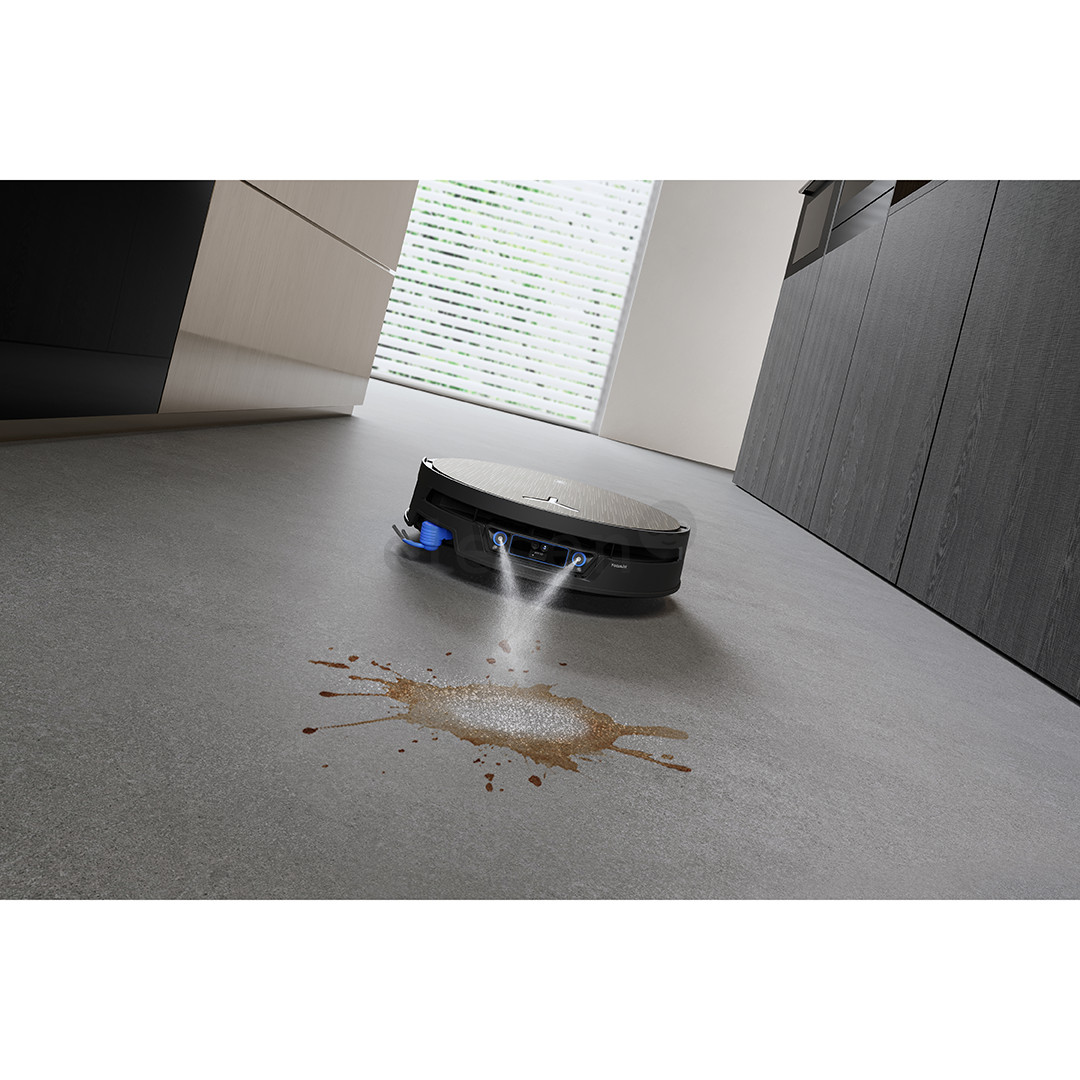 Ecovacs Deebot X12S OmniCyclone, wet & dry, pilkas - Dulkių siurblys robotas